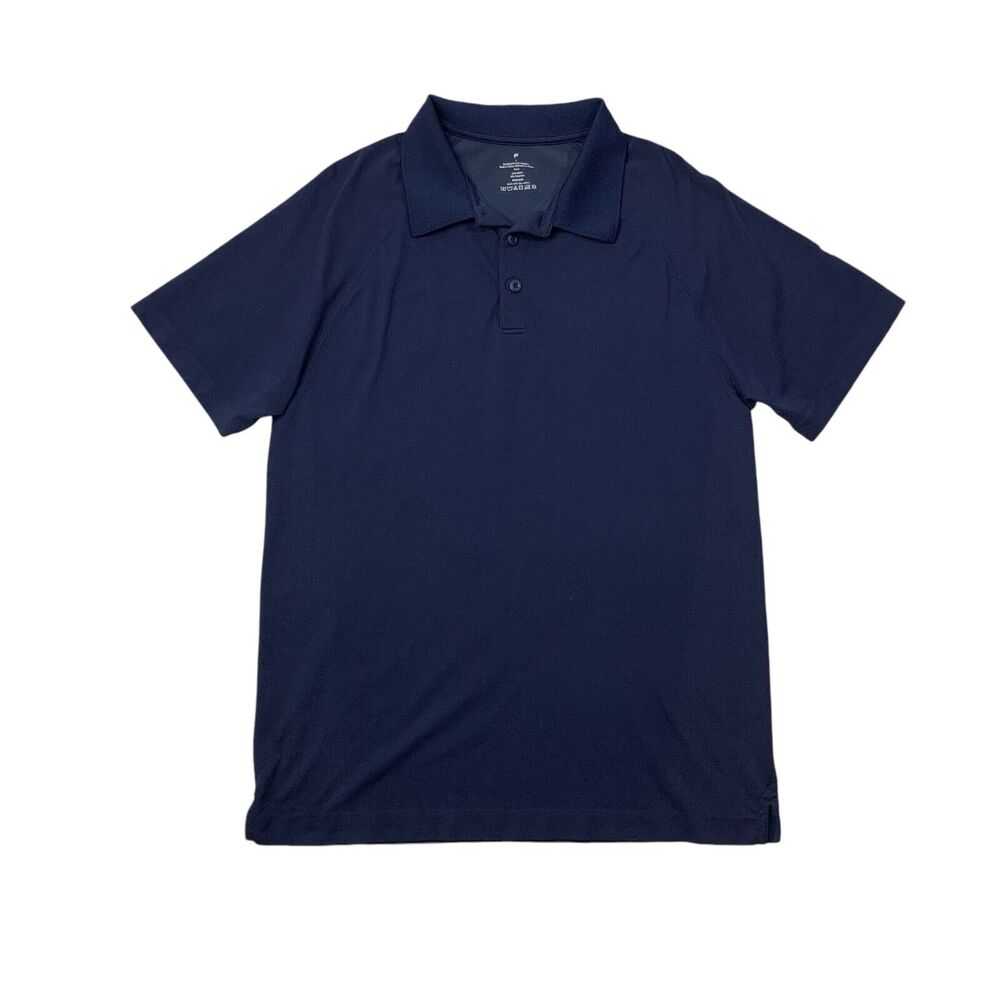 Fabletics Polo Shirt Shirt Mens L Large Windsor Nylon Blend Short Sleeve Golf